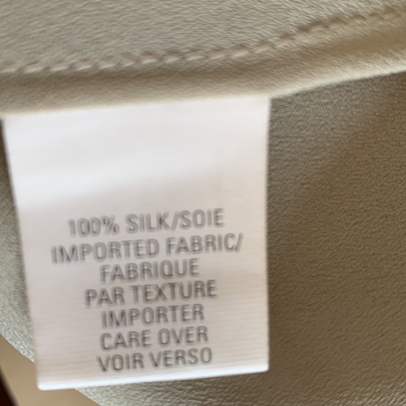 ANNE KLEIN PLEATED OMBRÉE SILK SKIRT - SIZE 6 - Picture 6 of 6